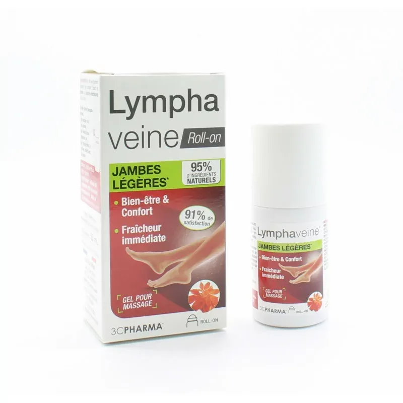 3C Pharma Lymphaveine Roll-on 50ml - Univers Pharmacie