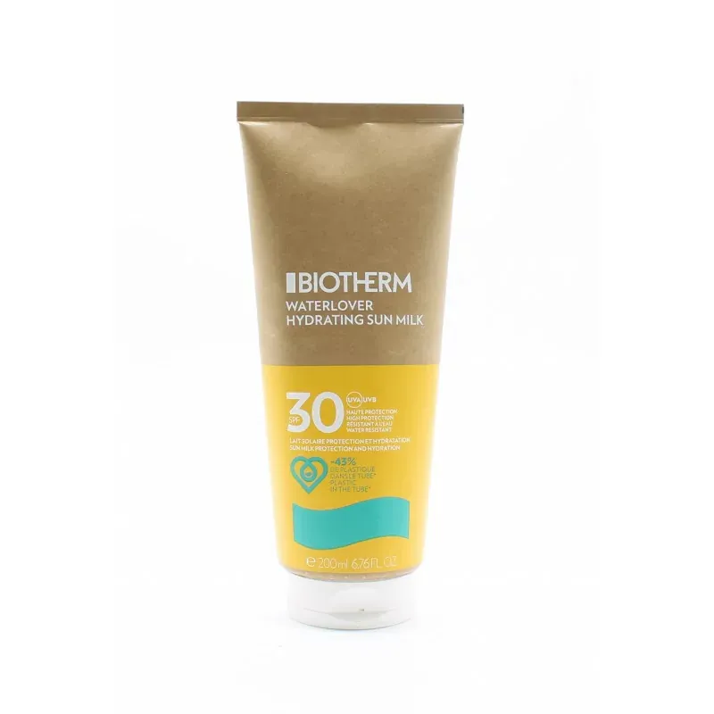 Biotherm Waterlover Hydrating Sun Milk SPF30 200ml - Univers Pharmacie