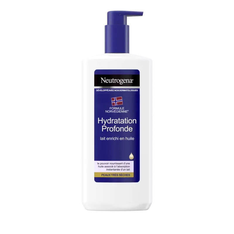Neutrogena Hydratation Profonde Lait Enrichi en Huile 400ml - Univers Pharmacie