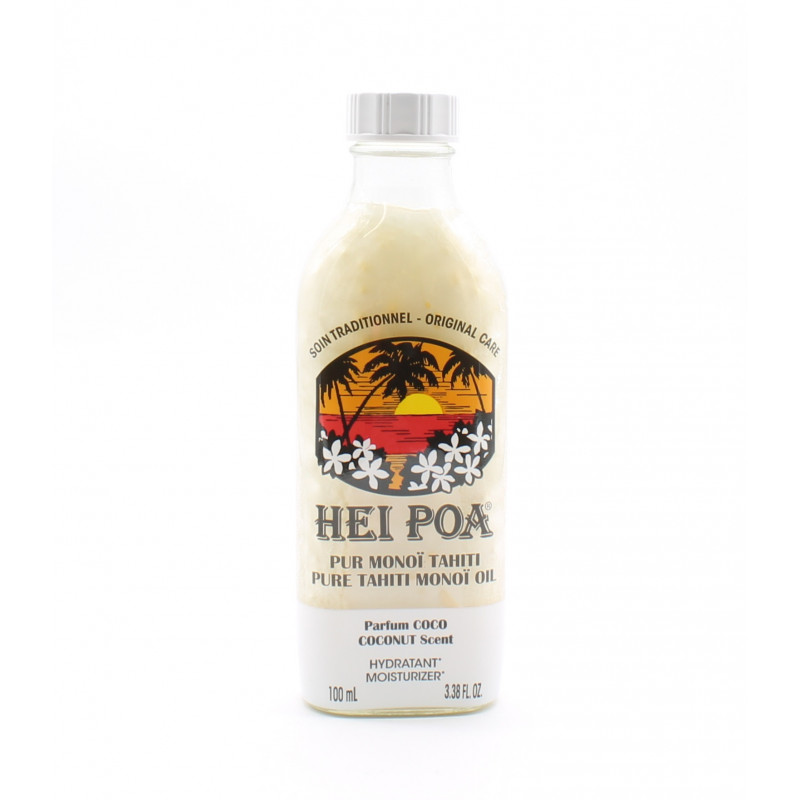 Hei Poa Pur Monoï Tahiti Parfum Coco 100ml - Univers Pharmacie Hei Poa Pur Monoï Tahiti Parfum Coco 100ml - Univers Pharmacie