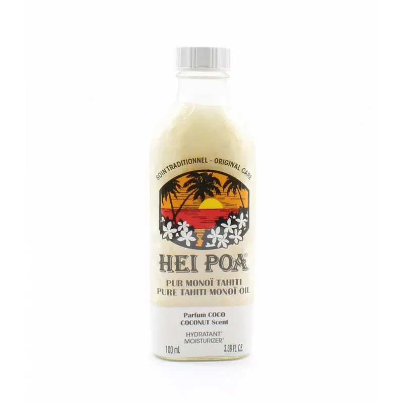 Hei Poa Pur Monoï Tahiti Parfum Coco 100ml - Univers Pharmacie