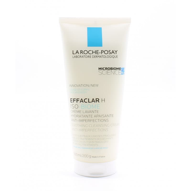 La Roche-Posay Effaclar H Iso-biome Crème Lavante 200ml|Univers Pharmacie