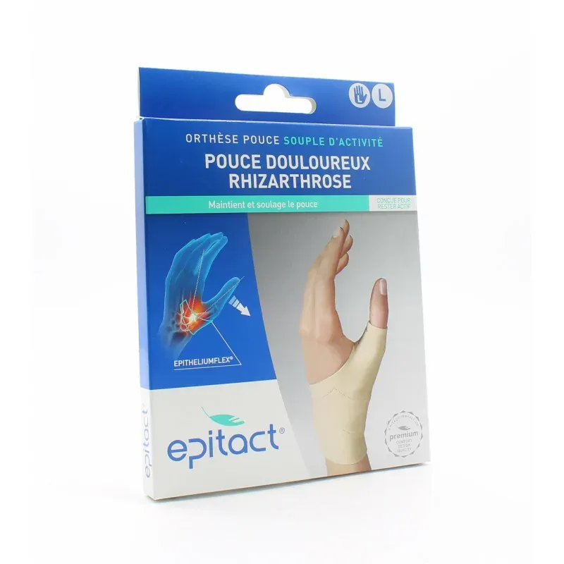Epitact Orthèse Pouce Souple d'Activité Taille L Gauche - Univers Pharmacie