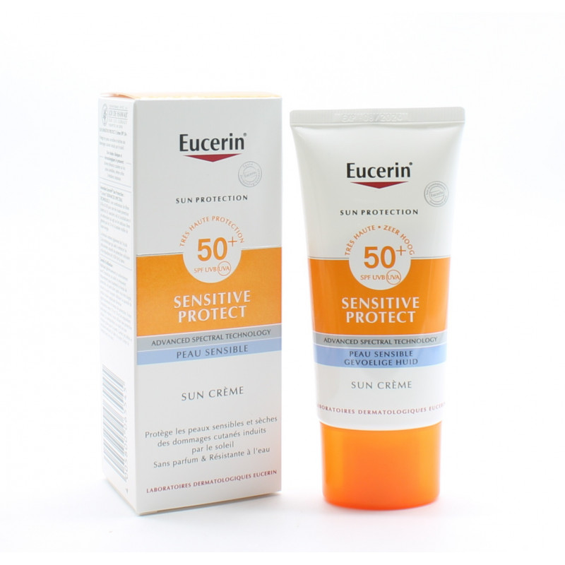 Eucerin Sensitive Protect Sun Crème SPF50+ 50ml - Univers Pharmacie