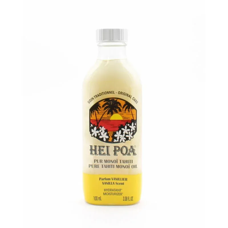 Hei Poa Pur Monoï Tahiti Parfum Vanille 100ml