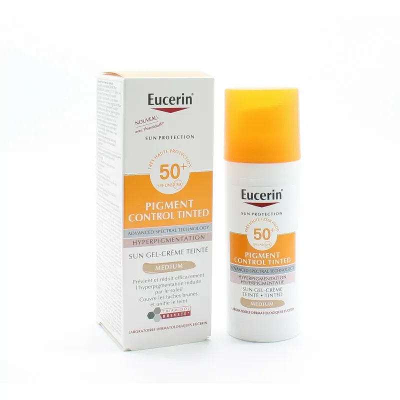 Eucerin Pigment Control Tinted SPF50+ Medium 50ml - Univers Pharmacie