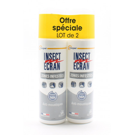 Insect Ecran Zones Infestées 2X100ml - Univers Pharmacie