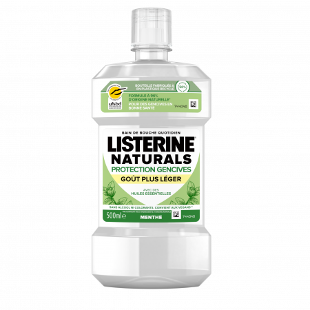 Listerine Naturals Protection Gencives Menthe 500ml - Univers Pharmacie