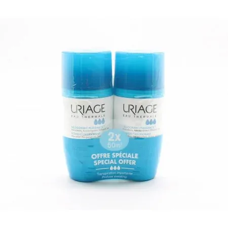 Uriage Déodorant Puissance 3 2X50ml - Univers Pharmacie