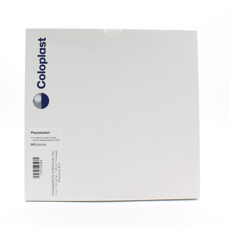Coloplast Physiotulle Pansement 10X10cm X10 - Univers Pharmacie