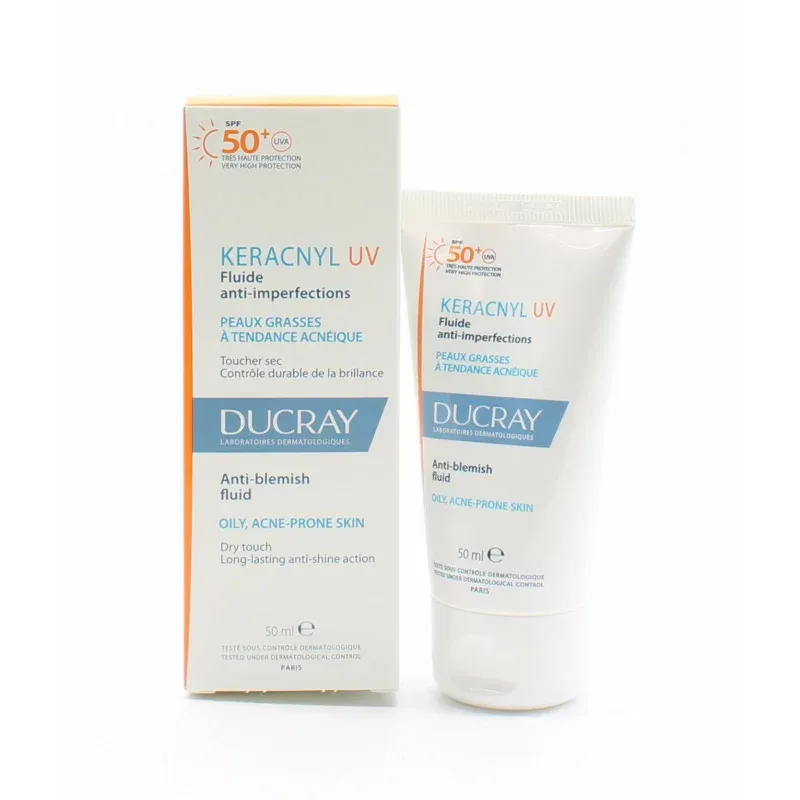 Keracnyl UV Fluide Anti-imperfection UV 50ml - Univers Pharmacie