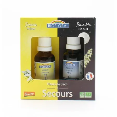 Biofloral Fleurs de Bach Bio Secours Jour/Nuit Spray...