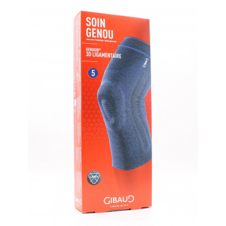 Gibaud Soin Genou Genugib 3D Ligamentaire Taille 5 - Univers Pharmacie