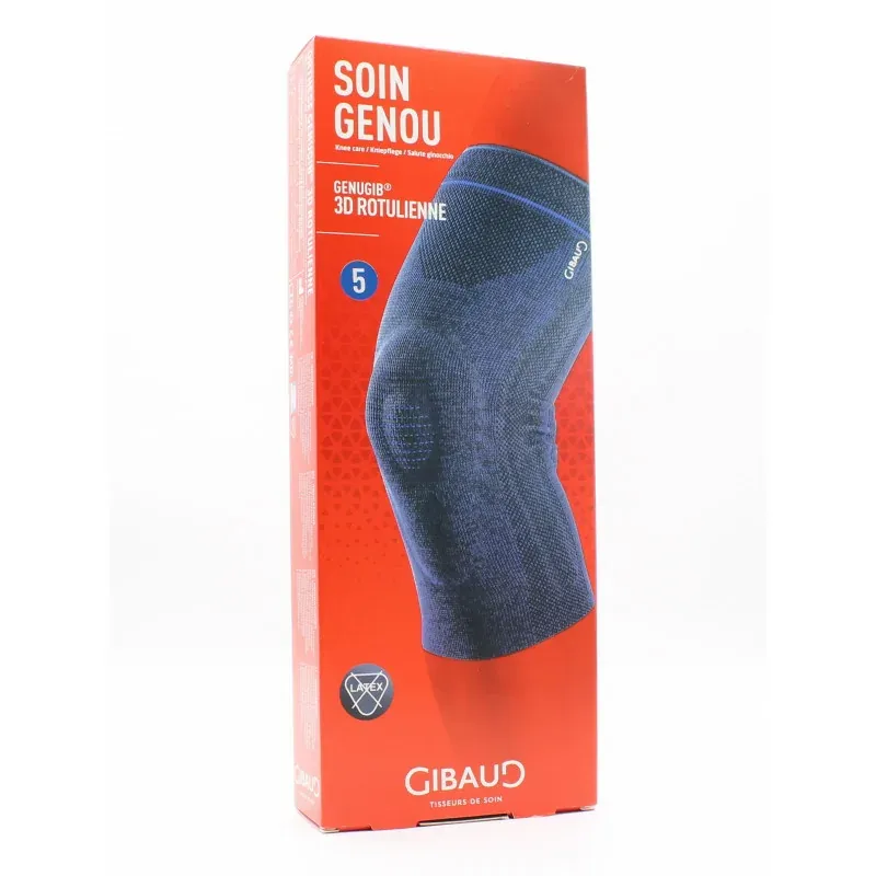 Gibaud Soin Genou Genugib 3D Rotulienne Taille 4+ - Univers Pharmacie