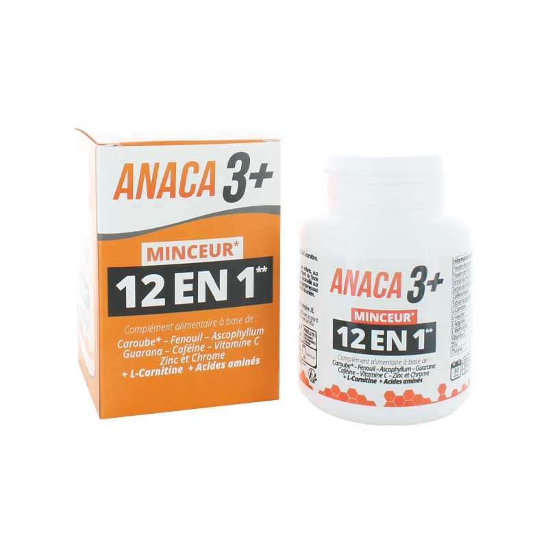 Anaca3+ Minceur 12en1 120 gélules - Univers Pharmacie