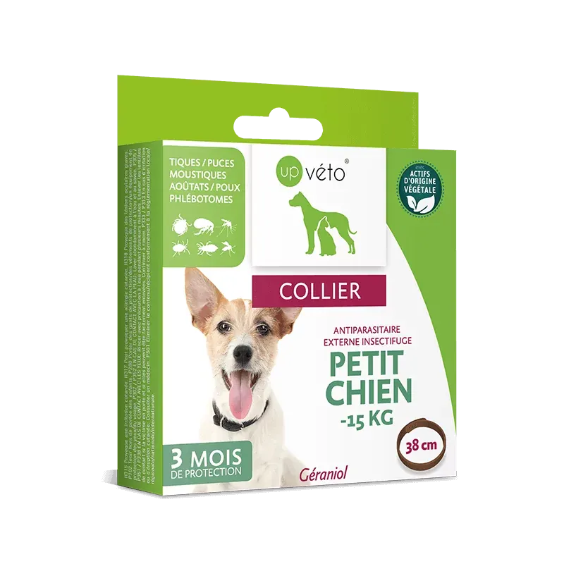 Up Véto Collier Petit Chien 38cm - Univers Pharmacie