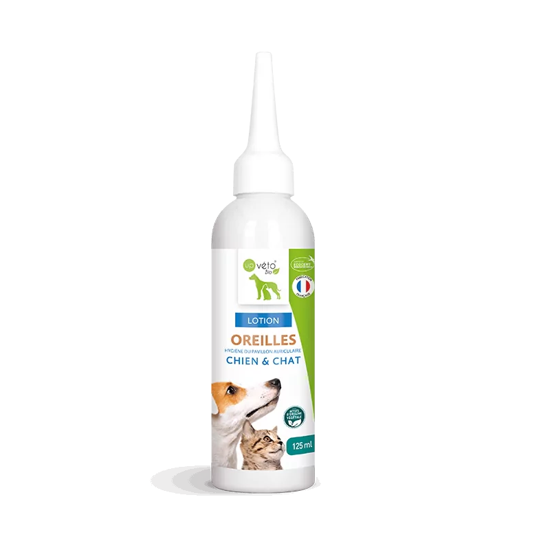 Soin nettoyant oreilles pour chien et chat Biodène – 100 ml