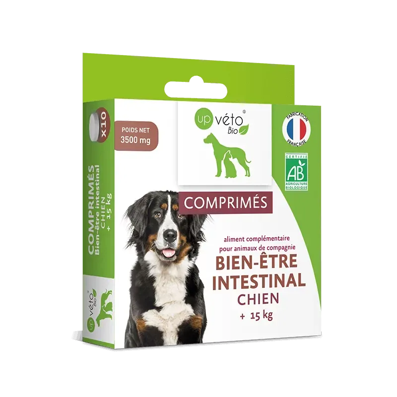 Up Véto Bio Bien-être Intestinal Chien +15kg 10 comprimés
