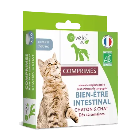 Up Véto Bio Bien-être Intestinal Chaton & Chat 10 comprimés - Univers Pharmacie