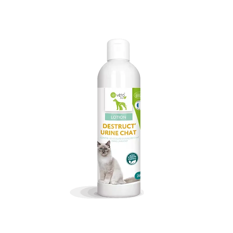 Up Véto Bio Lotion Destruct' Urine Chat 240ml - Univers Pharmacie