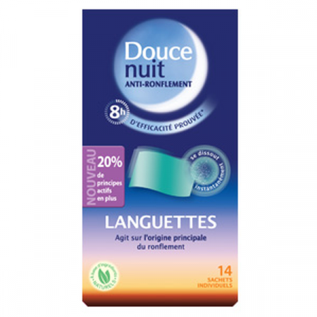 Douce Nuit Languettes Anti-ronflement X14