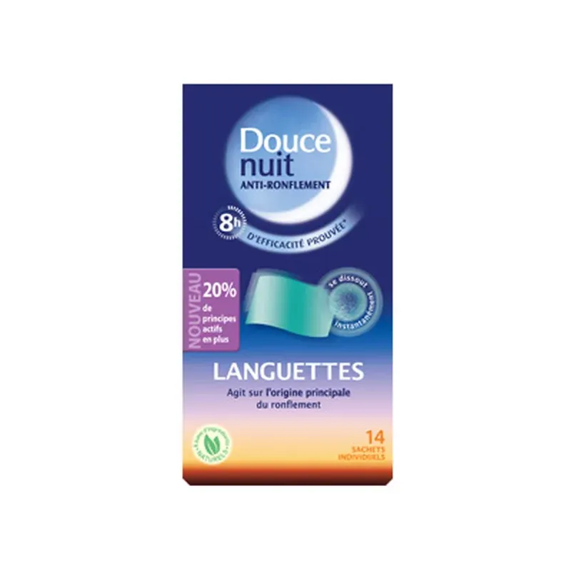 Douce Nuit Languettes Anti-ronflement X14