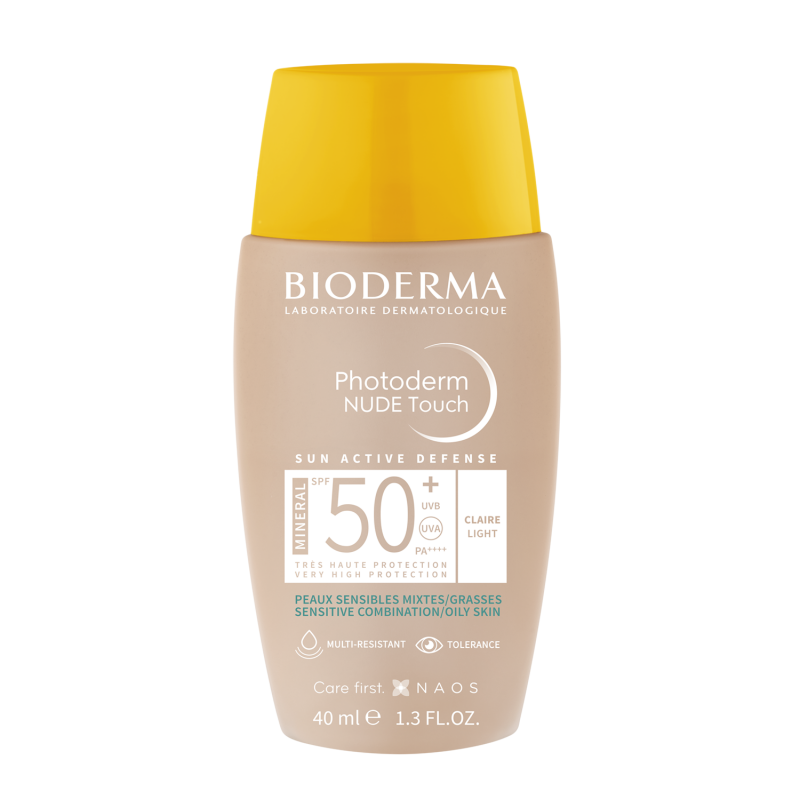 Bioderma Photoderm Nude Touch SPF50+ Teinte Claire 40ml - Univers Pharmacie