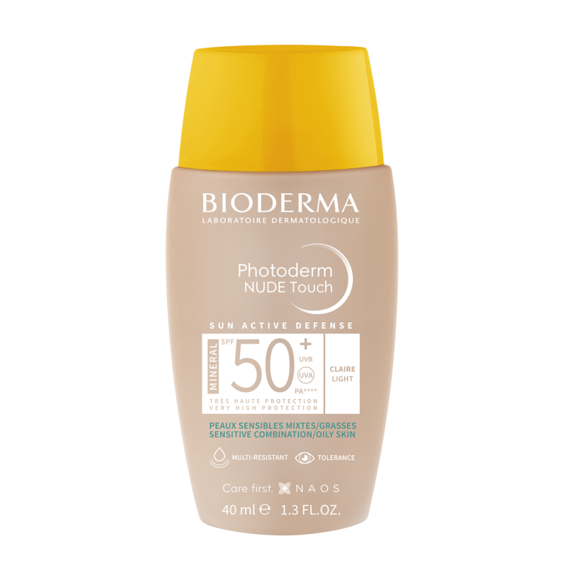 Bioderma Photoderm Nude Touch SPF50+ Teinte Claire 40ml - Univers Pharmacie Bioderma Photoderm Nude Touch SPF50+ Teinte Claire 40ml - Univers Pharmacie