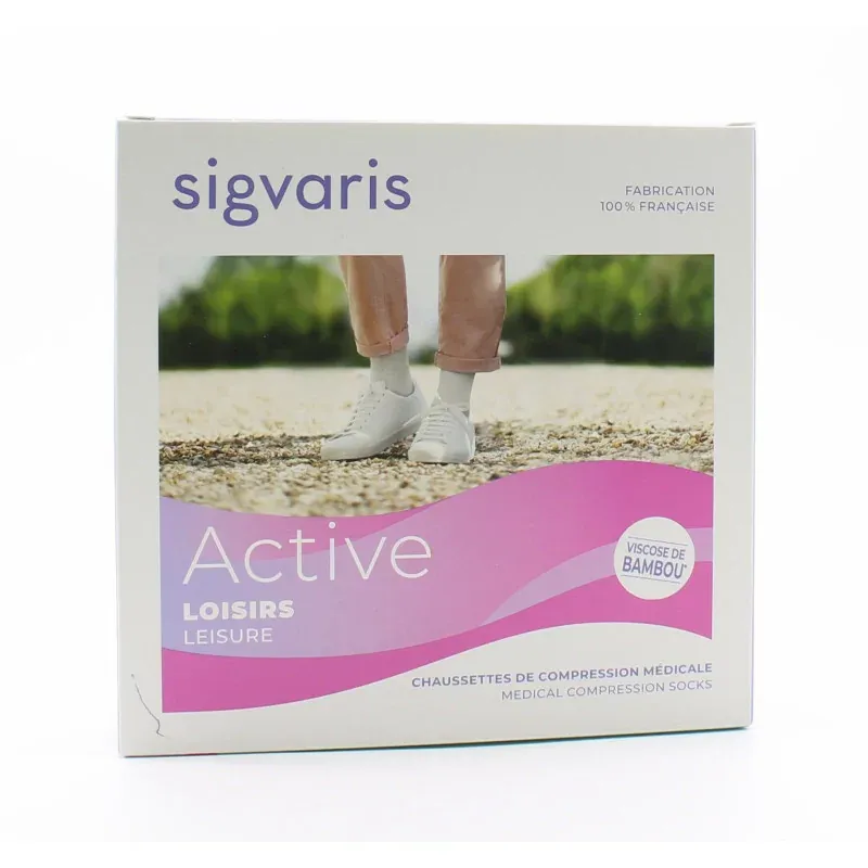 Sigvaris Active Loisirs Chaussettes Taille L Normal Noir - Univers Pharmacie