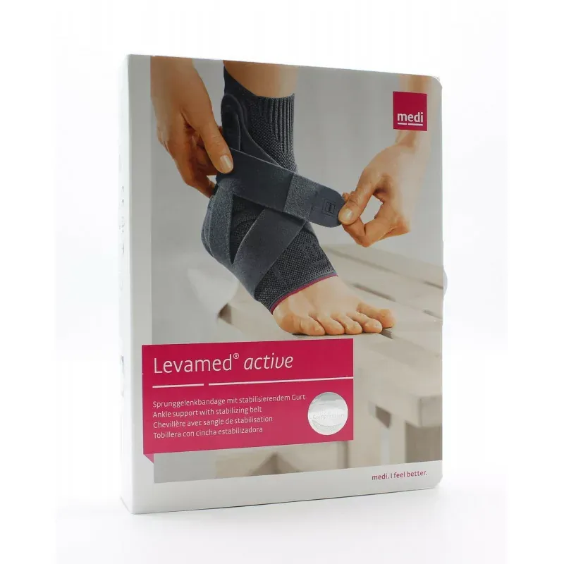 Medi Levamed Active Chevillère Taille 1 Droit Gris - Univers Pharmacie