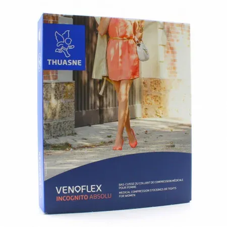 Thuasne Venoflex Incognito Absolu Bas-cuisse T2N Noir - Univers Pharmacie