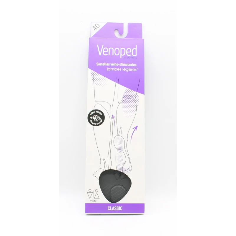 Venoped by Sigvaris Semelles Veino-stimulantes Gris Taille 40 - Univers Pharmacie