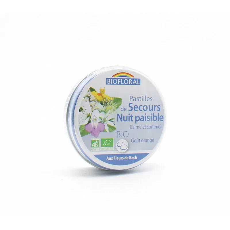 Biofloral Pastilles de Secours Nuit Paisible - Univers Pharmacie