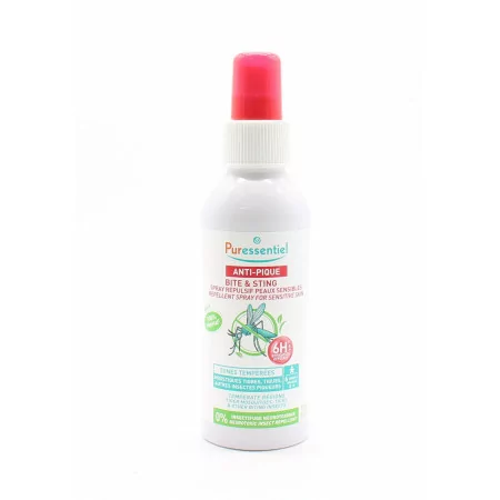 Puressentiel Anti-pique Spray Répulsif Peaux Sensibles 100ml - Univers Pharmacie