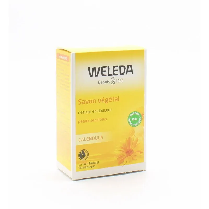 Weleda Savon Végétal au Calendula 100g Weleda Savon Végétal au Calendula 100g
