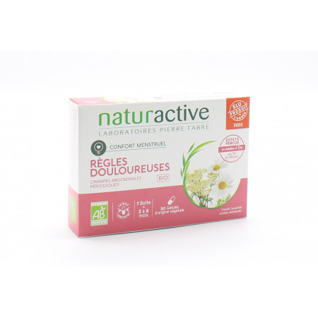 Naturactive Règles Douloureuses Bio 30 gélules - Univers Pharmacie