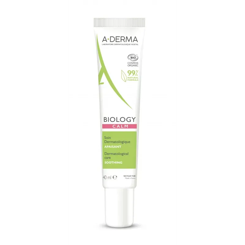 A-Derma Biology Calm Soin Dermatologique Apaisant 40ml - Univers Pharmacie