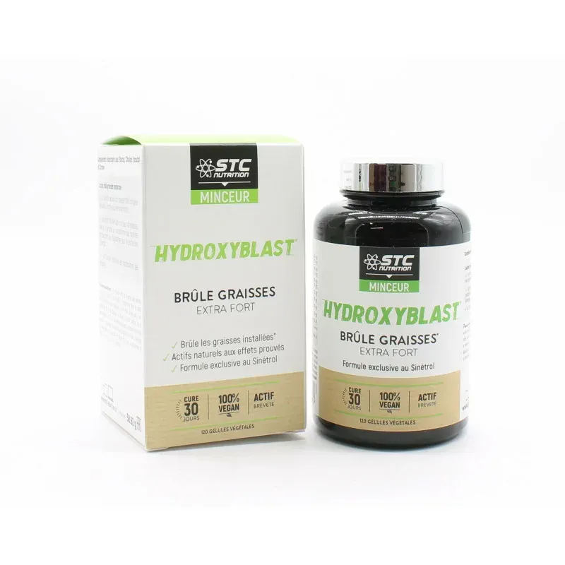 STC Nutrition Hydroxyblast 120 gélules - Univers Pharmacie STC Nutrition Hydroxyblast 120 gélules - Univers Pharmacie