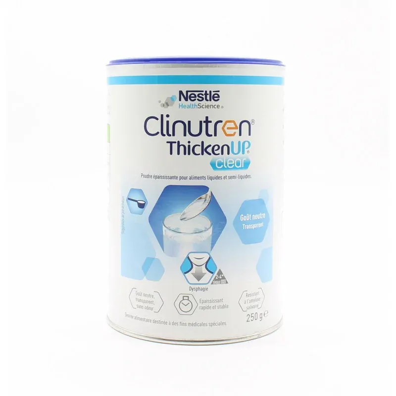 Clinutren ThickenUP Clear Goût Neutre 250g - Univers Pharmacie Clinutren ThickenUP Clear Goût Neutre 250g - Univers Pharmacie