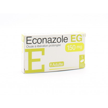 Econazole EG 150mg ovule - Univers Pharmacie