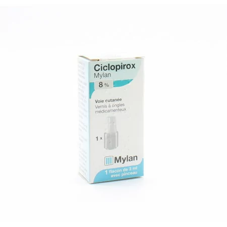Ciclopirox Mylan 8% 3ml - Univers Pharmacie