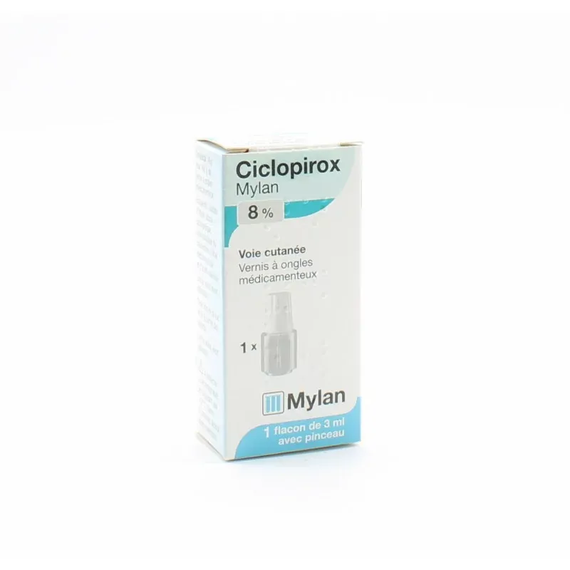 Ciclopirox Mylan 8% 3ml - Univers Pharmacie