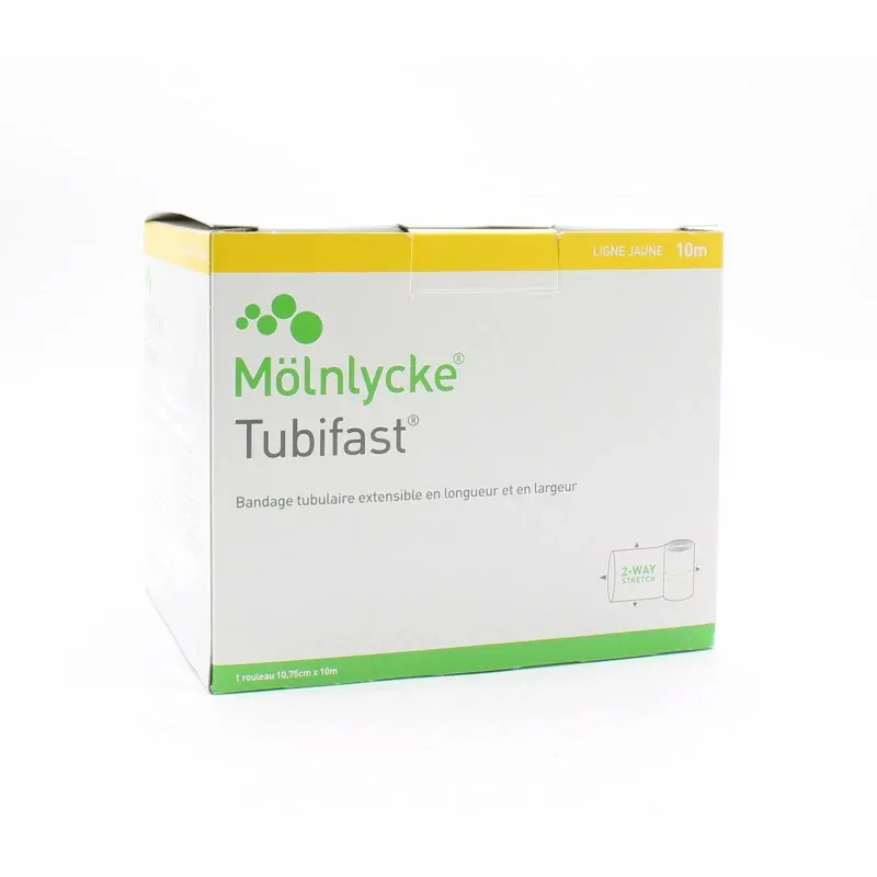 Mölnlycke Tubifast Ligne Jaune 10m - Univers Pharmacie