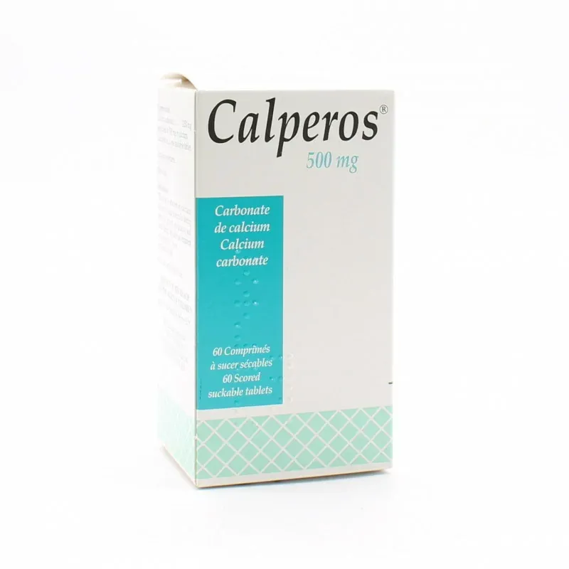 Calperos 500mg 60 comprimés à sucer sécables - Univers Pharmacie