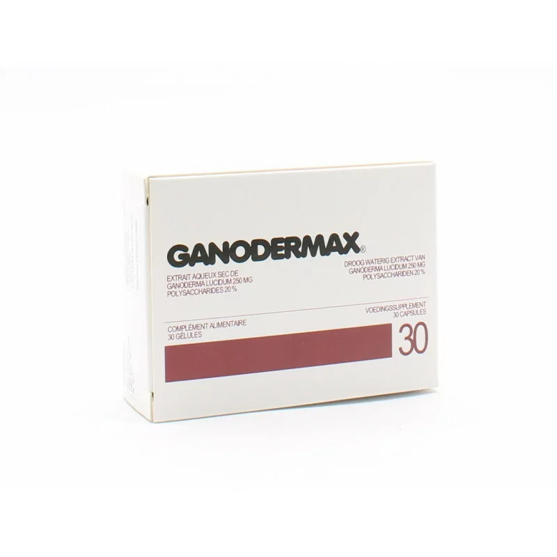 Ganodermax 30 capsules - Univers Pharmacie