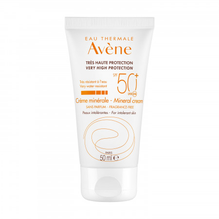 Avène Crème Minérale Sans Parfum SPF50+ 50ml - Univers Pharmacie