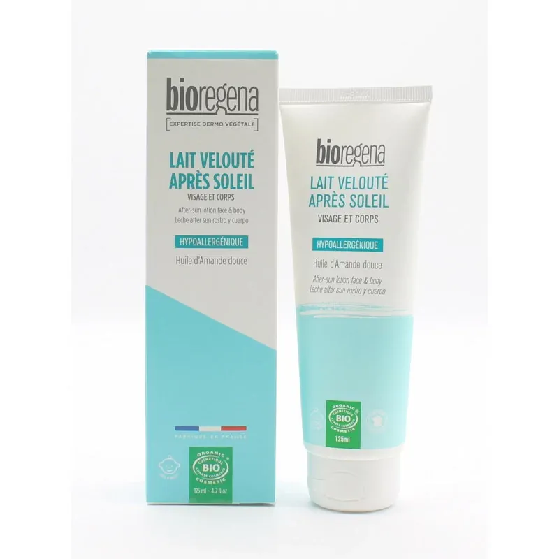 Bioregena Lait Velouté Après Soleil Bio Visage & Corps 125ml - Univers Pharmacie