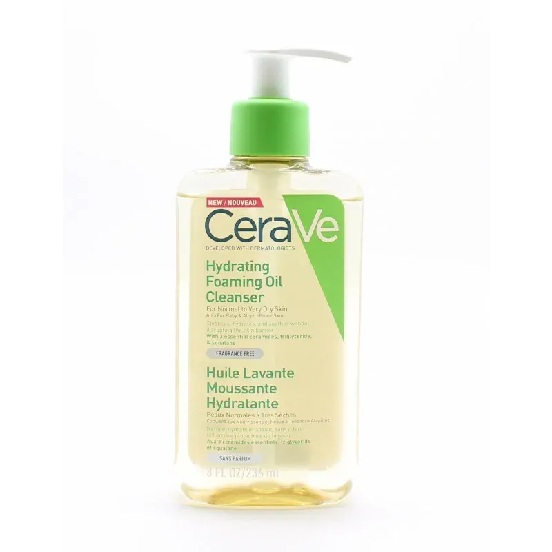 CeraVe Huile Lavante Moussante Hydratante 236ml - Univers Pharmacie