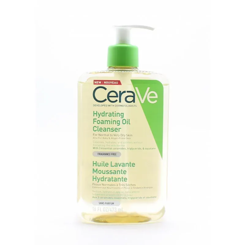 CeraVe Huile Lavante Moussante Hydratante 473ml - Univers Pharmacie