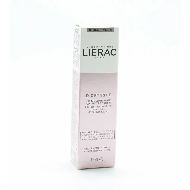 Lierac Dioptiride Crème Comblante Correctrice Rides 15ml - Univers Pharmacie